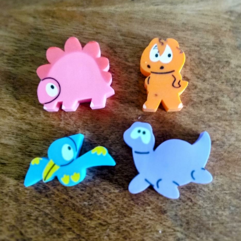 VINTAGE WEAREDINOSAURS ERASERS